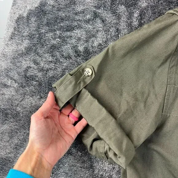 Vtg Willis & Geiger Safari Hemingway Belted Button Up Bush Poplin XL/XXL* - Picture 4 of 12